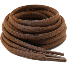 (35.43inch (90cm), 25 light brown) 2Pair Oval Shoelaces 42 Colors 1/4" Half Round Athletic Laces for Running & Sport Shoes