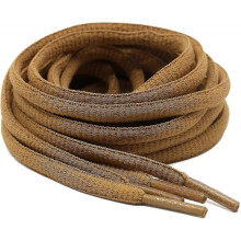 (59inch (150cm), 28 khaki) 2Pair Oval Shoelaces 42 Colors 1/4" Half Round Athletic Laces for Running & Sport Shoes