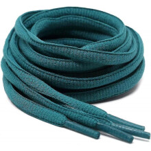 (24inch (60cm), 17 dark lake blue) 2Pair Oval Shoelaces 42 Colors 1/4" Half Round Athletic Laces for Running & Sport Shoes
