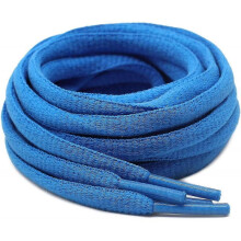 (63inch (160cm), 16t baby blue) 2Pair Oval Shoelaces 42 Colors 1/4" Half Round Athletic Laces for Running & Sport Shoes