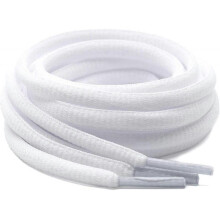 (31inch (80cm), 01t white) 2Pair Oval Shoelaces 42 Colors 1/4" Half Round Athletic Laces for Running & Sport Shoes
