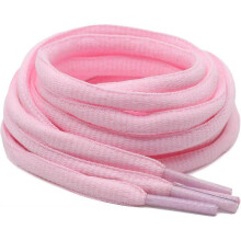 (31inch (80cm), 11 pink) 2Pair Oval Shoelaces 42 Colors 1/4" Half Round Athletic Laces for Running & Sport Shoes