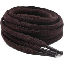(45.28inch (115cm), 31 red brown) 2Pair Oval Shoelaces 42 Colors 1/4" Half Round Athletic Laces for Running & Sport Shoes