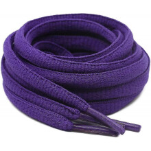 (39.37inch (100cm), 34 dark purple) 2Pair Oval Shoelaces 42 Colors 1/4" Half Round Athletic Laces for Running & Sport Shoes