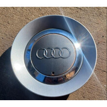 4X 149mm WHEEL CENTRE CAPS FOR AUDI A4 B6 B7 Gray