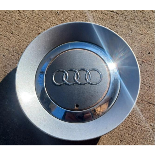 4X 149mm WHEEL CENTRE CAPS FOR AUDI A4 B6 B7 Gray