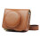 Vintage PU Leather Case for Leica Sofort Camera - Protective Cover & Strap 2