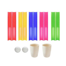 (LARGE 7.5cm Width) Outdoor Team Building Golf Balls Game for Kids Adults Teens - Leadership Sports Day Activity with Storage Bag