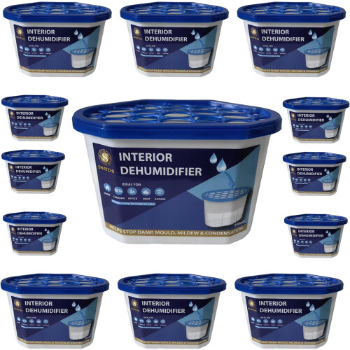 Dehumidifier Tub Moisture Absorber Condensation Remove Damp 10PK 500ml