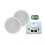 e-audio 40W 5 Inch Round Ceiling Speaker With Dual Moisture Resistant Cone 1