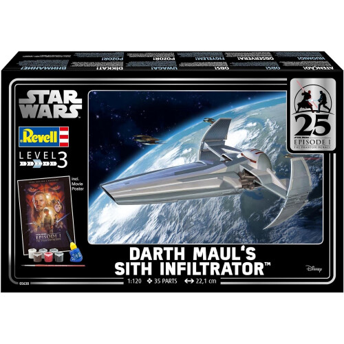 Revell REVELL - Gift Set Darth Mauls Sith Infiltrator 1:120 1
