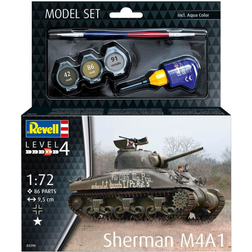 Revell REVELL - Model Set Sherman M4A1 1:72 1