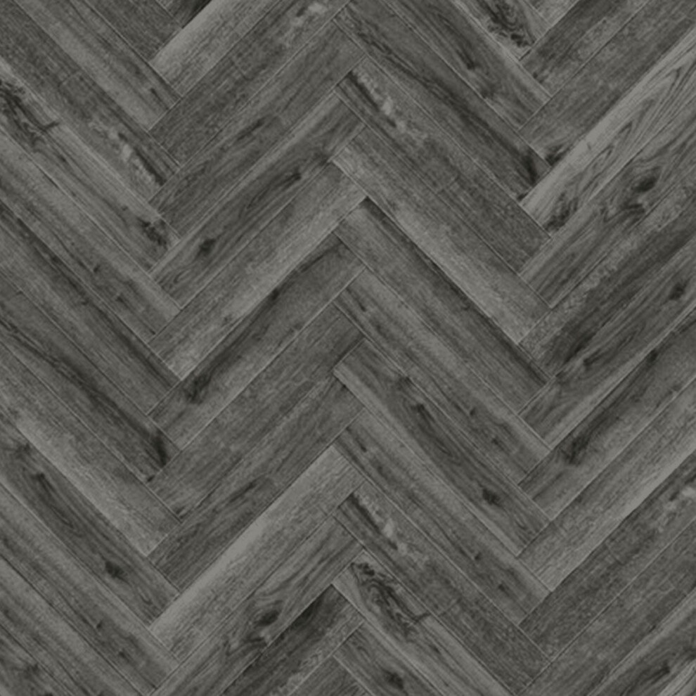 (1.38Mâ² / Pack, Yosemite Dark) Alvher Wood Effect Glue Down Luxury Vinyl Tile(Lvt) 9504612863356