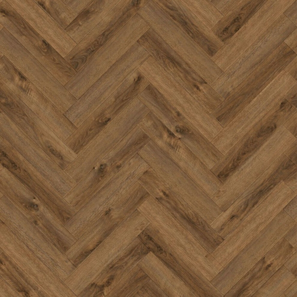 (1.38Mâ² / Pack, English Oak) Alvher Wood Effect Glue Down Luxury Vinyl Tile(Lvt) 9504592574891
