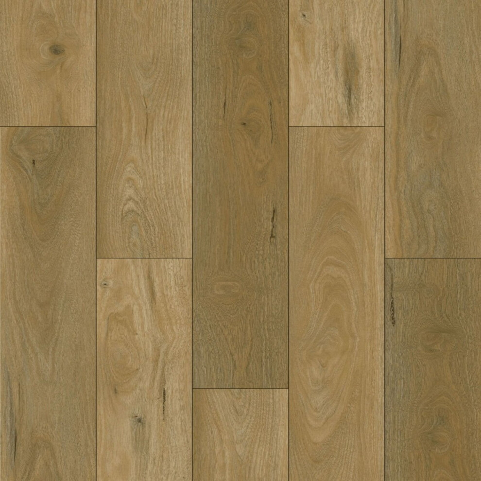 (3.67Mâ² / Pack, Natural Oak) Alvpl Wood Effect Glue Down Luxury Vinyl Tile(Lvt) 9503966941932