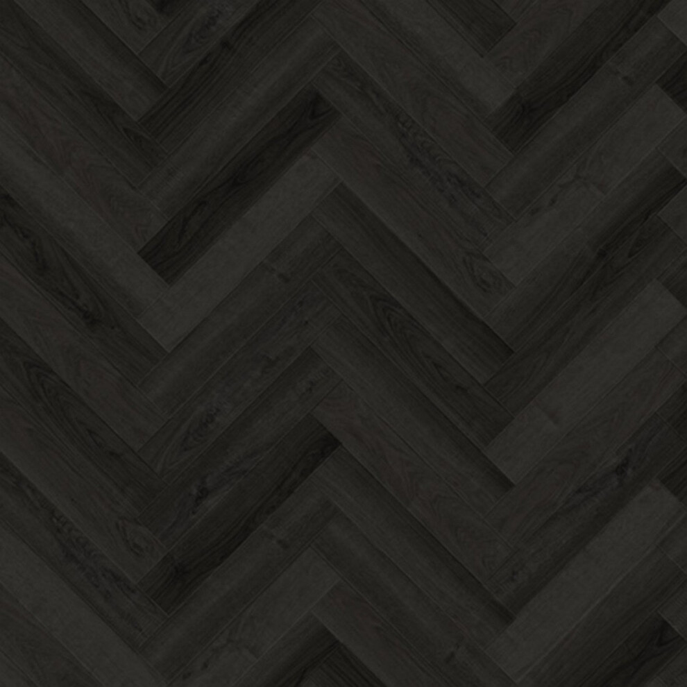 (1.38Mâ² / Pack, Antigua Charcoal) Alvher Wood Effect Glue Down Luxury Vinyl Tile(Lvt) 9506584669523