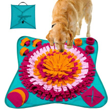 Emwel Dog Snuffle Mat - Washable Pet Feeding Nosework Treats Mat Puzzle Training Toy for Dogs Large Medium Puppies