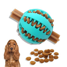 PawsOnly | Dog Treat Ball Dispenser | Interactive Toy for Boredom | Enrichment & Mental Stimulation | Safe Rubber Feeder | Puppy Challenging Activity
