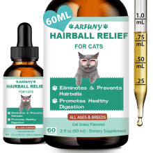 Hairball Remedy for Cats - Hairball Treats for Cats Help Prevent & Remove Hairballs - Cat Hairball Treatment Promotes Natural Passage of Hairballs -