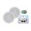 e-audio 40W 5 Inch Round Ceiling Speaker With Dual Moisture Resistant Cone 1