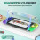 Transparent Case for Switch OLED, Portable Dust-Proof Protective Box for Switch OLED, Switch OLED Travel Case with Magnetic Closure 4