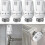 (4PCS)4x Thermostatic Head Radiator Controller Thermostatic Head Heating Valve M30 X 1.5 1