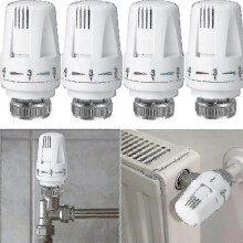 (1PCS) 4x Thermostatic Head Radiator Controller Thermostatic Head Heating Valve M30 X 1.5