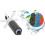 Submersible Filter Impeller, Replacement Stainless Steel Power Filter Impeller, Replacement Rotors for Lay Z Spa 4
