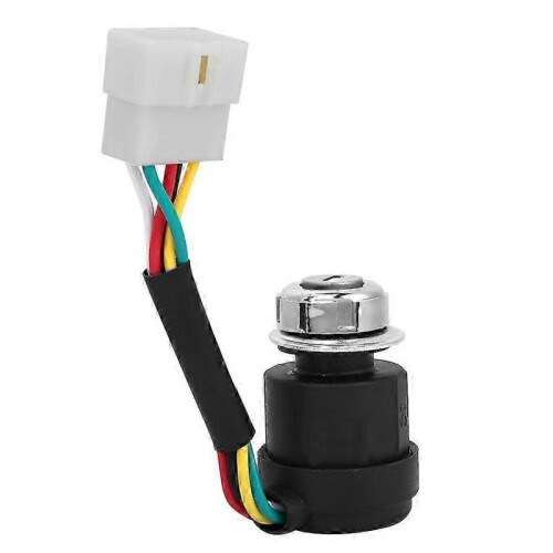 Ignition Key Switch with 2 Keys for 178F/186F Air Cooled Diesel Engine Tiller Start Switch 1