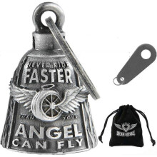Motorcycle Bells for Bikers Guardian Angel Gremlin Bells for Motorcycle Rider Key Chain fo