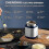 200W Electric Herb Grinder - Compact Spice Grinder with Pollen Catcher 2