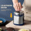200W Electric Herb Grinder - Compact Spice Grinder with Pollen Catcher 4