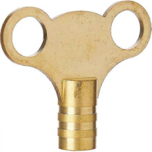 Brass Radiator Key - Radiator Bleed Key - Radiator Bleed Valve Key - Bleed Valve (1 Piece)