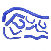 (Blue) Silicone Radiator Hose Kit Radiator Tubing Water Coolant Heater Hose Tube Set For Crx 1988 To 1991 Blue Banmo