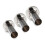 (4 inch Not Adjustable) Universal Round Stainless Removable Catback Exhaust System Muffler Tip Silencer 4