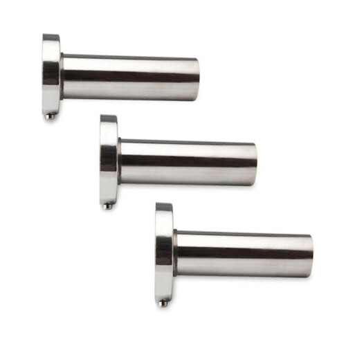(4 inch Adjustable) Universal Round Stainless Removable Catback Exhaust System Muffler Tip Silencer 2