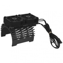 (Black) 55/56/58mm Brushless Motor Cooling Fan Motor Heatsink Radiator For 1/5 Remote Control Car 8.4v 16000rpm