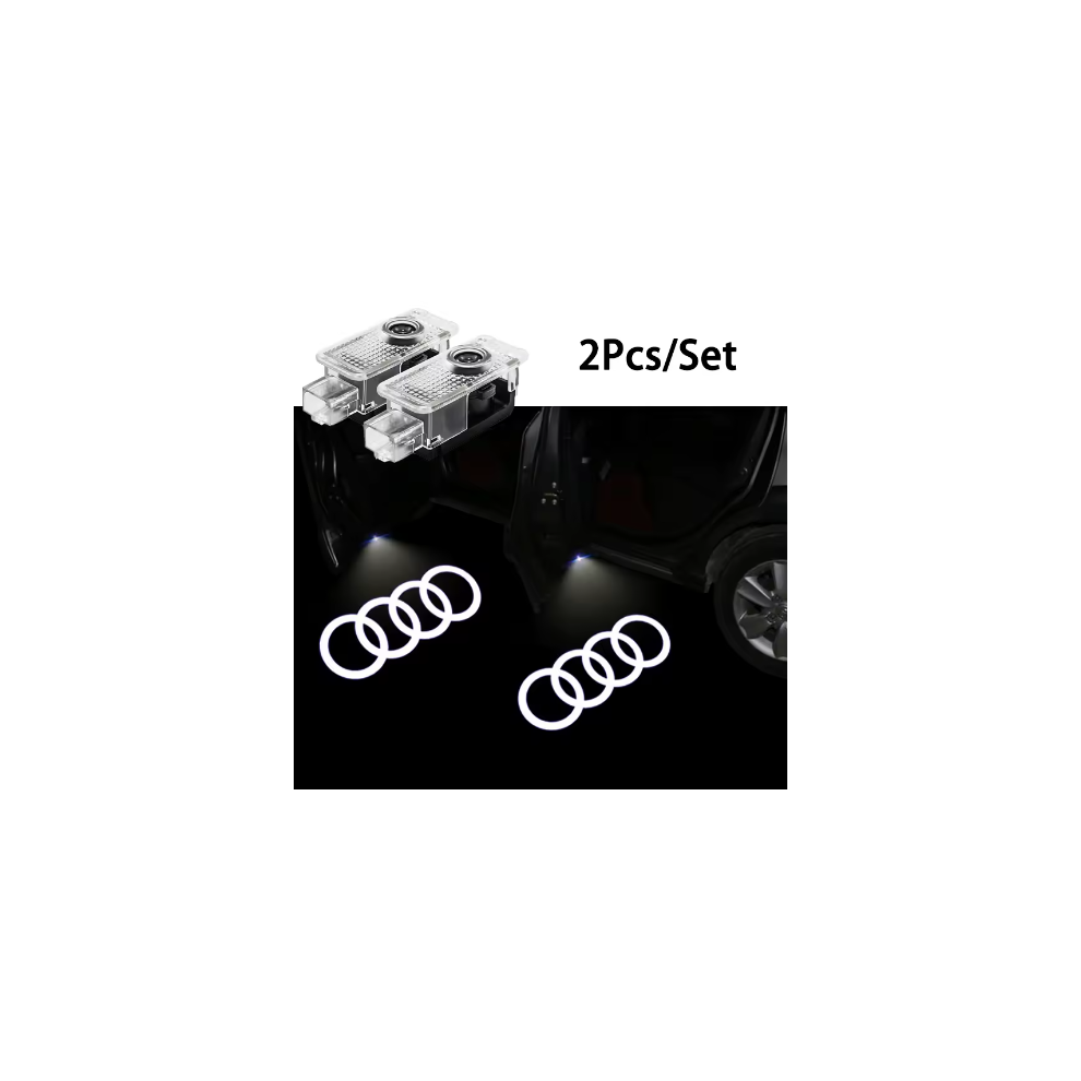Nydia 2Pcs Car Door Wireless Welcome Light Led Hd Projector Lamp Decoration For Audi Sline A1 A3 Q5 A4 B8 B7 A5 A6 C7 A7 A8 B9 B6 C6 Q2 Q3 C
