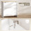 Homcom (White) HOMCOM Sideboard Storage Cabinet with Adjustable Shelf, Drawer 6