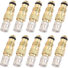 Tractor Air Liquid Valve Stems 10pcs, Air Liquid Tubeless Tire Valve Stem Stainless Brass Stem Tr218a Ch3 Core Housings Replacement, Tractor Tire Stem