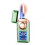 (Olive) Double Fire Windproof Lighter with Colored Lights Digital Display Intelligent Induction Direct Flames Lighter 1