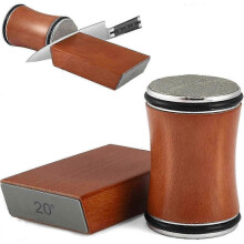 Rolling Knife Sharpener, Sharp Knife Sharpener Tool Kit with  Magnetic Angle,