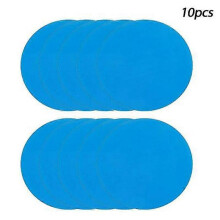 (A 10pcs) Swimming Pool Repair Glue Pvc Swimming Ring Rubber Boat Self-adhesive Paper Round Vinyl Repair
