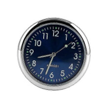 (Royal Blue) Mini Watch Car Quartz Clock Luminous Electronic Clocks Waterproof Bicycle Motorcycle Watch Auto Car Clock Dashboard Clock In Car