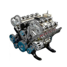 (Four cylinder) 8-Cylinder Full Metal Car Engine Model, Resin Car Engine Model Kit m&y