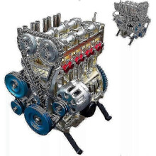 (Eight cylinders) 8-Cylinder Full Metal Car Engine Model, Resin Car Engine Model Kit m&y