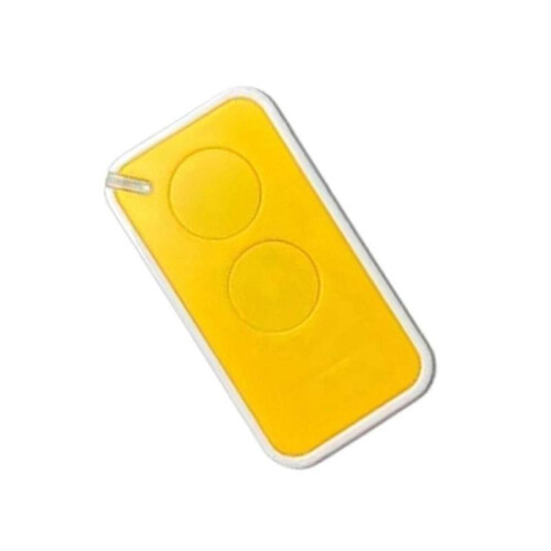 (Yellow) For NICE Universal Garage Remote Control 433.92MHz 2-Channel Rolling Code 2