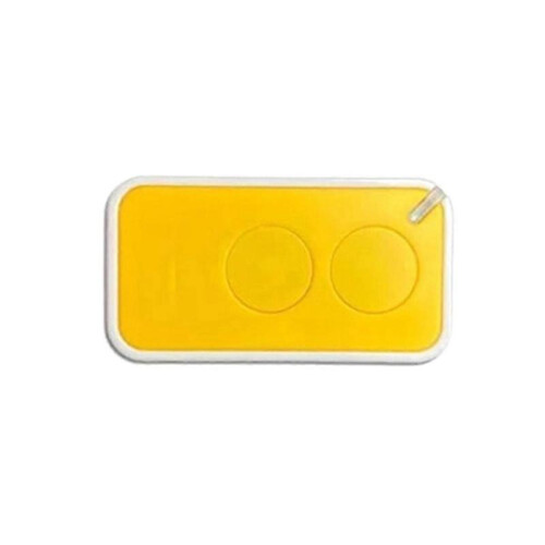 (Yellow) For NICE Universal Garage Remote Control 433.92MHz 2-Channel Rolling Code 1