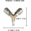 Compressed Air Distributor, Compressed Air Connector, Compressed Air Switch, with Two 1/4 Inch Threaded Connectors, Made of Rust-Proof Brass, Fully As 2