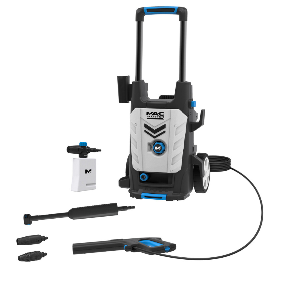 Mac Allister Pressure Washer Electric 1.8kW MPWP1800-3 Jet Cleaner Car Patio